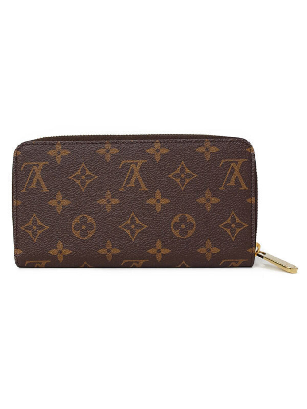 Louis Vuitton Wallet Zippy Long Zipper Monogram Round Brown